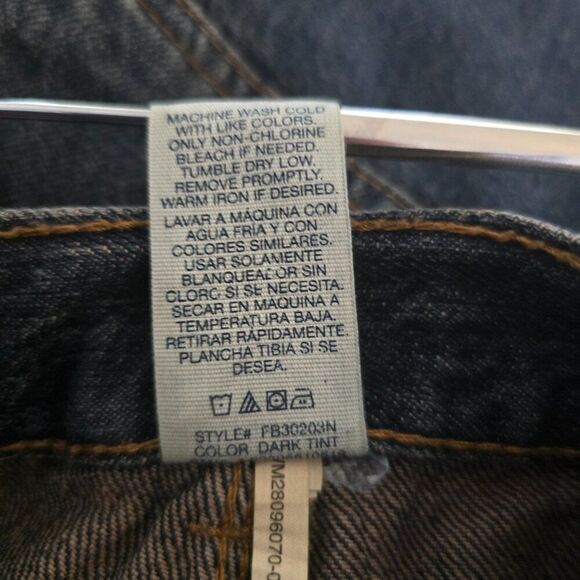 Faded Glory Jeans Boys Adjustable Waist Dark Blue Size 8S - Picture 8 of 8